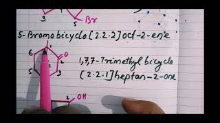 Nomenclature of Bicyclic compounds Examples Tushar Sirs Chemistry [upl. by Aynotahs622]