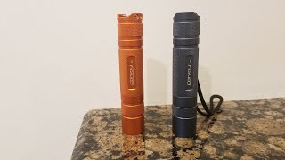 convoy s2 sst40 and convoy s2 nichia 519a domed beam shots [upl. by Preuss]