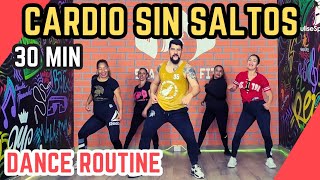 Rutina de Cardio Dance Workout sin saltos Cardio bajo impacto para principiantes  Quemagrasa [upl. by Aicemed]