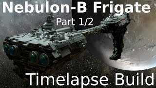 Timelapse  Brick MOC NebulonB Frigate MouldKing 21001  Part 12 [upl. by Smoot783]