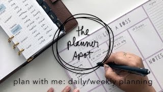 Plan With Me Daily  Weekly Planning [upl. by Kemble]