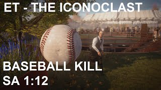 HITMAN 3  Elusive Target  The Iconoclast  SA  112  Baseball Kill [upl. by Jemena520]