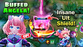 BUFFED ANGELA IS SO OP😍INSANE ULT SHIELD🛡️ASPIRANT ANGELA TANK BUILD🔥 kairachannel🌸 [upl. by Eelyac657]