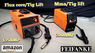 Saldatrici Feifanke MIG 135  ARC 200 elettrodofilo animato e tig lift  flux coremma syn e Tig [upl. by Scarito]