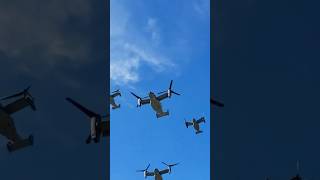 The best osprey flyover ever aircraft militaryvehicle aviation militaryaircraft military [upl. by Gievlos]