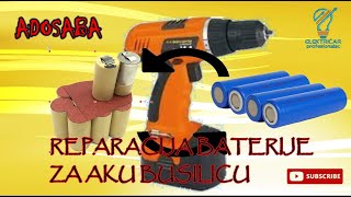 7 Reparacija baterije za aku bušilicu [upl. by Josias]