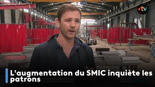 Laugmentation du SMIC inquiète les patrons [upl. by Abigale]