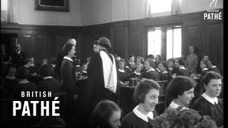 Queen Visits Royal Masonic School 1955 [upl. by Erusaert230]