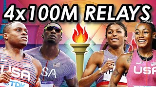 4x100m Relay Heats Recap  Paris Olympics Athletics [upl. by Rebor]