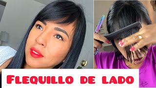 CORTE DE FLEQUILLO DE LADO ✂️ EN CASA [upl. by Auoy965]