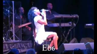 Chanté Moore Vocal Range C♯3  E♭7 LIVE [upl. by Lleinnad]