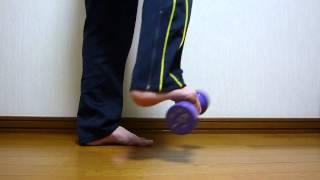 Foot Exercise  Dumbbell Workout 2kg [upl. by Etnoek]