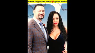 Roman reigns love story ❤ with galina becker wwe short [upl. by Devan]