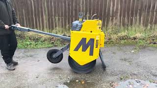 2018 Mecalac MBR71 Single Drum Pedestrian Roller [upl. by Estes]