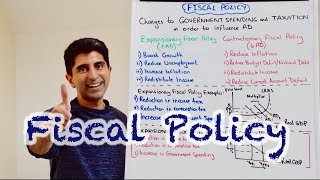 Y1 30 Fiscal Policy  Government Spending and Taxation [upl. by Amliw597]