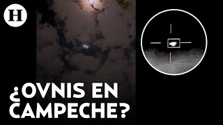 Fuerza Aérea Mexicana capta supuesto OVNI en Campeche Jaime Maussan difunde el video [upl. by Onimod]