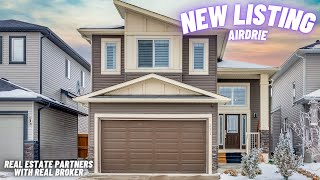 Modern Open Concept Home That Includes 5 Bedrooms in Airdrie [upl. by Robertson]