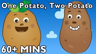 One Potato Two Potato and More  Nursery Rhymes from Mother Goose Club [upl. by Huskamp727]