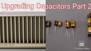 Upgrading Capacitors Quad 405 Part 2 main boards [upl. by Fuller]