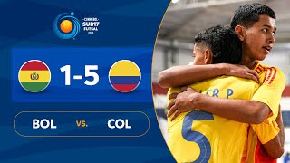 BOLIVIA vs COLOMBIA 15  RESUMEN  CONMEBOL SUB17FS  FASE DE GRUPOS [upl. by Atikihc564]