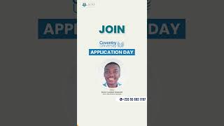 Coventry University Application Day  Study in UK  AIMS Education Ghana [upl. by Custer805]