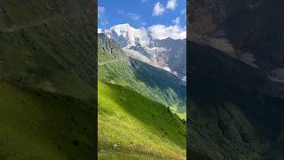 La vue sur lAiguille de Bionnassay et son glacier 🏔️ [upl. by Upshaw]