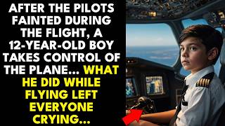 AFTER THE PILOTS FAINTED DURING THE FLIGHT A 12YEAROLD BOY TAKES CONTROL OF THE PLANE [upl. by Ehgit]