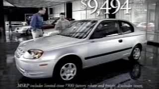 2003 Hyundai Accent Commercial [upl. by Battista750]