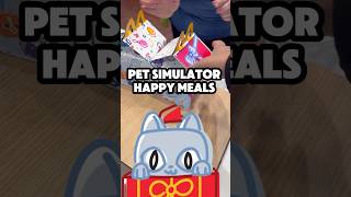 Pet Simulator Happy Meals roblox McDonalds BuildIntoGames petsimulator mcdonalds [upl. by Ynnahc]