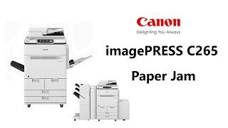 Paper Jam in Canon C265 Printer [upl. by Vange]