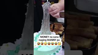 Sayang na money😅😂 funny foryou birthday birthdaycelebration mannypacquiao [upl. by Nannette]