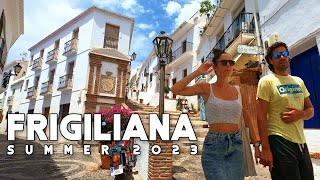 Frigiliana Spain The Most Beautiful Village Summer 2023 July Update Costa del Sol  Málaga 4K HD [upl. by Fanchon898]