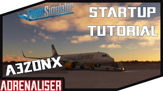 MSFS 2020 A320NX FlyByWire Startup Tutorial 2021 German 🔥AnfängerFortgeschrittene🔥 [upl. by Nellek]