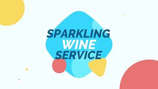 SPARKLING WINECHAMPAGNE SERVICE FOR IHM STUDENTS  BSC HampHA DIPLOMA  CRAFT FampB SERVICE [upl. by Anirrok]