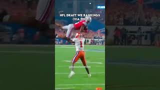 2022 NFL Draft WR Rankings via PFF nfl shorts [upl. by Anne-Marie]