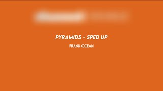 frank ocean pyramids sped up [upl. by Nauquf]