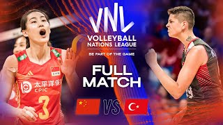 🇨🇳 CHN vs 🇹🇷 TUR  Gold Medal Match  Womens VNL 2023  Full Match [upl. by Hara]