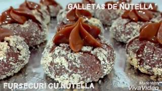 Fursecuri cu nutellaGalletas con nutella [upl. by Tobey]