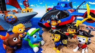 Go Merpups Pirate Pups Lets Defeat The Pirates Paw Patrol OnARoll  ToyMart TV [upl. by Canon]