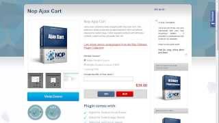 Ajax Cart Plugin for nopCommerce [upl. by Zeugirdor]