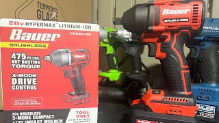 Harbor Freights NEW Brushless Bauer 12” Impact Wrench 2022 Torque Test and Unboxing [upl. by Ttirb]