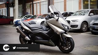 Yamaha TMAX 2015 Review Road Test  Visordown Motorcycle Reviews [upl. by Howlan]