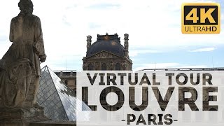 Louvre Museum Tour 4k Paris France [upl. by Nylra311]