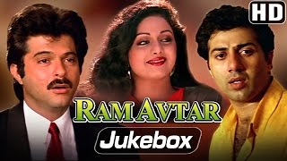 All Songs of Ram Avtar  Sunny Deol Sri Devi Anil Kapoor  LAXMIKANT PYARELAL [upl. by Celene132]