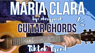 MARIA CLARA Guitar Chords  Tiktok Trend  Viral Song🔥 [upl. by Elsbeth]