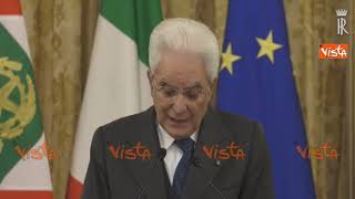 Mattarella quotSenza finanze solide non si tutelano i diritti socialiquot [upl. by Chaddie]