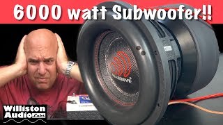 Massive Audio 6000 watt RMS Subwoofer 4K [upl. by Aisilef]