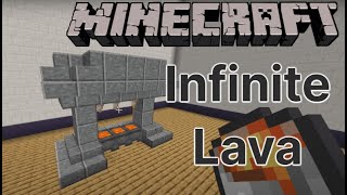 Minecraft Infinite Lava [upl. by Suoivatco673]