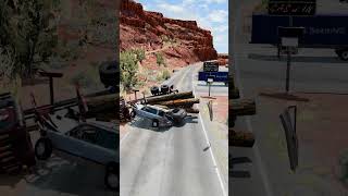 Realistic Highway Car Crashes 71  BeamNGdrive [upl. by Verlee921]