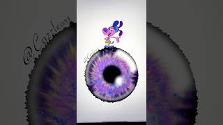 Bloofy Eye insideout drawing art artwork colors digitalart colormixing painting shorts [upl. by Bartel]